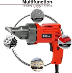 SHALL Electric Metal Cutting Shear, Corded Sheet Metal Cutter, Variable Speed