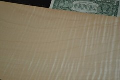 Curly Maple Raw Wood Veneer Sheet 7 x 31 inches 1/42nd 2305-89