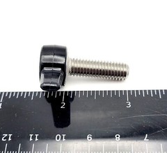 M8 x 1.25 Thumb Screw T Bolts Black Butterfly Tee Wing Knob Plastic Cap 8mm