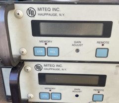 Miteq Microwave Upconverter and Downconverter 19 inch rack mount (2)