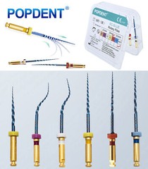 Dental Endodontic Rotary Endo Root Canal File X-Pro Blue /Gold Taper POPDENT