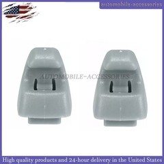 1Pair For 2007-2014 Chevrolet Tahoe Gray Sunvisor Shade Support Clip US