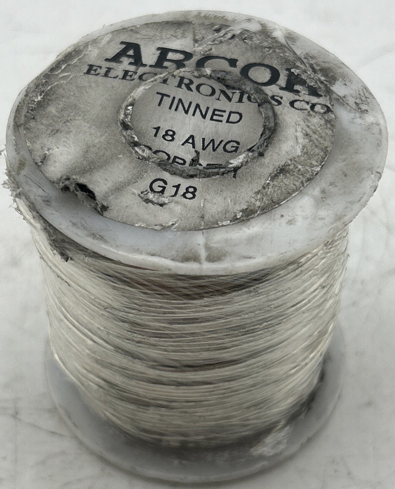 Arcor G18 18AWG Tinned Copper Wire 1lb Roll