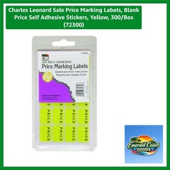 Sale Price Marking Labels, Blank Price Self Adhesive Stickers, Yellow, 300/Bo…