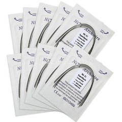 Dental Ortho Super Elastic Niti Arch Wire Round Ovoid Form for Bracket Braces
