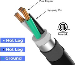 Heavy Duty 25ft Welding Machine Cord, Approved