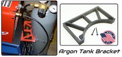 Heavy Duty Bracket Wall Mount for Argon Welding Cylinder Tank 40cf 80cf 125cf +
