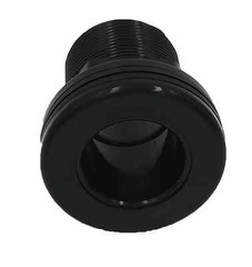 4 units 1″ Bulkhead ABS slip x slip bulkhead with 2 pieces of NBR Rubber Gasket