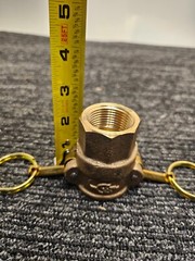 (QTY 2) PT Coupling 10B Aluminum Groove and Cam Lock Stainless Steel