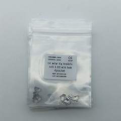 20Sets Dental 1st Brackets Molar Wide Big Bracket Orthodontic Roth MBT 022 Hooks