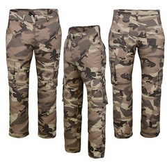 MEN’S CASUAL WORKWEAR CAMOUFLAGE CAMO OUTDOOR ARMY NORMAN TROUSERS PANTS