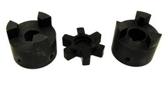 1″ L100 Flexible 3-Piece L-Jaw Coupling Coupler Set & Buna-N NBR Rubber Spider