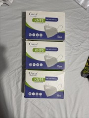 Careus KN95 Disposable Face Masks 10pcs One Size Fits All GB2626-2006