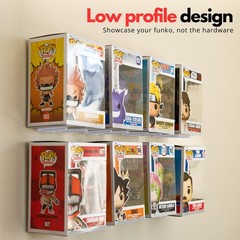 Adhesive Display Shelf for Funko Pop Boxes (16-Pack) – Clean Mount for Funko …