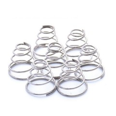 304 Stainless Steel A2 Conical Cone Compression Spring Springs 0.4-2mm Wire Dia