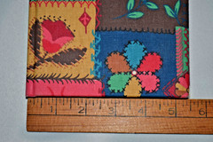Markings Vintage Fabric Journal Gorgeous Floral Pig Swan Cow Multicolor Design