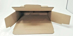 25 Pieces 9″ x 6″ x 3″ Corrugated Security Mailer Shipping Box