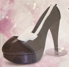NEW RARE 2011 Scotch 3M PINK Stiletto High Heel Shoe Magic Tape Dispenser + Tape