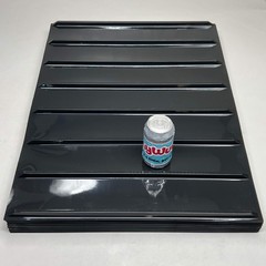 Ice Cream Shelf Liner (25 Pack) P/N 4565 Black 7-Channel Pint Trays