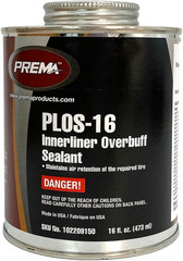 PLOS-16 Innerliner Overbuff Sealant with Built in Brush Top in 16 Oz Can for Tir