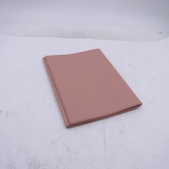 POKETO Leather Medium 9-1/2″ x 7″ Minimalist Folio V2 in Blush 6 Pocket Interior