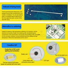 0.4/0.7/1ML Solderless Silver Conductive Wire Paste-Glue PCB Electronics Repair