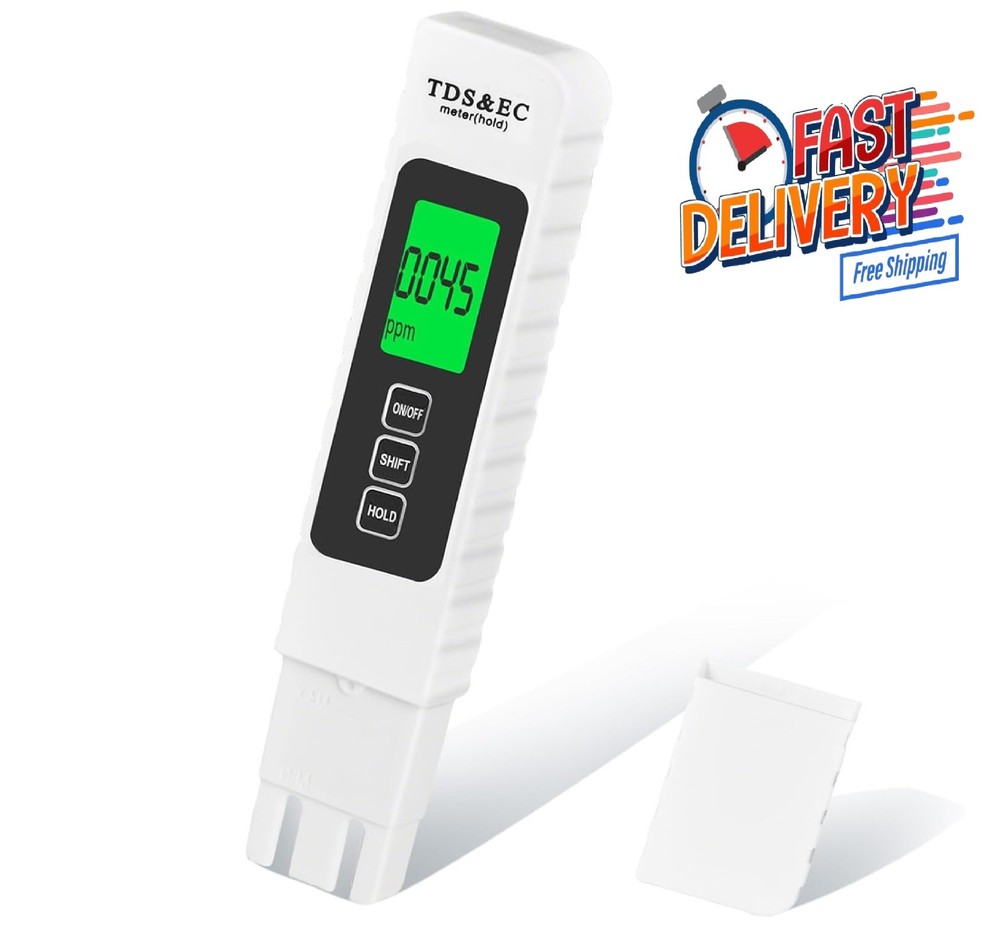 4 in 1 TDS Meter Digital Water Tester – Accurate and Reliable TDS EC & Temp(°C,