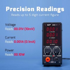 WEP 605D-III DC Variable Power Supply 60.00V 5.000A High Precision Bench Lab …