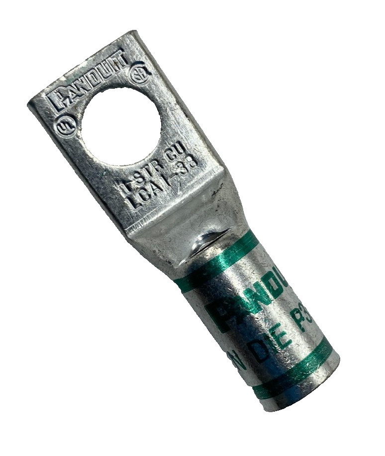 PANDUIT LCA1-38 COPPER COMPRESSION LUG 1 HOLE, 1 STR CU, LCA138