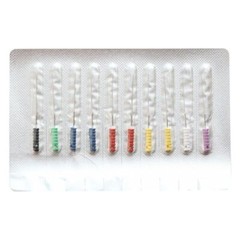 Dental Endo Stainless Steel Barbed Broaches Needles Handle Root Canal 21mm/25mm