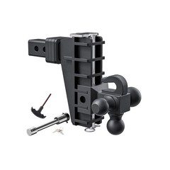 2″ Receiver 6″ Drop Hitch Adjustable Trailer Hitch 2-Ball /3-Ball 20000 LBS