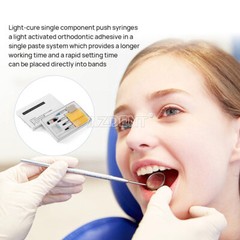 Dental Ortho Bonding Light Cure Resin Composite Kit/ LED 1S Curing Light Lamp