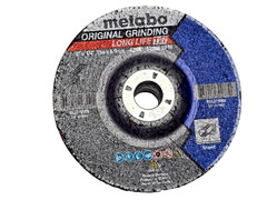 Metabo Grinding Wheel Steel Long Life 6 x 1/4 x 7/8 in Type 27 616319000 QTY: 6