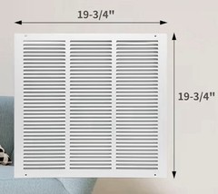 18×18’’HVAC Return Duct Opening Outer 19.75×19.75″Steel Return Ceiling Sidewall