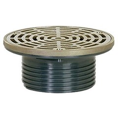 Sioux Chief 832-4HNR Finish Fixture for Adjustable Floor Drain PVC Round 6-1/2 I