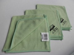 3 RUBBERMAID Q620 Commercial Microfiber Cloths 16 x16 Towel Glass Car Boat Clean