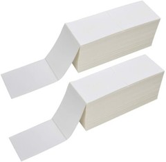 8000 Fanfold 4″ x 6″ Direct Thermal Labels Shipping Zebra Eltron 2844 ZP 450 505