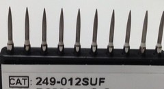 polishing Diamond Burr Ultra Fine ( 20 ) Flame Shape (862) # 249-012S UF