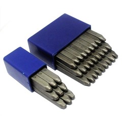 Number and Letter Stamp Set 36 Piece – 1/16″ (1.5mm) Hardened Carbon Steel
