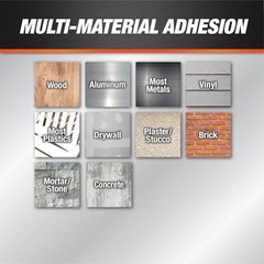 White Acrylic Latex Caulk 10.1 Oz Paintable Interior Exterior Wood Drywall
