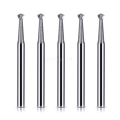 10Pcs Dental Tungsten Carbide Round Burs FG4 FG 1.6mm for High Speed Handpiece