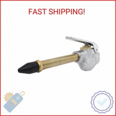 Lever-Style Grip Industrial Air Blow Gun with Rubber Tip, 1/4″ NPT, S-153