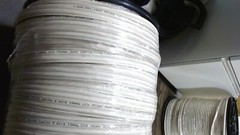 RG6U Siamese w/Messenger 500ft 60% Aluminum Braided 100% Aluminum Foil Cable CMR