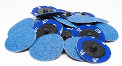 Benchmark Abrasives 2″ Zirconia Quick Change Sanding Discs, 36 Grit | Male R Typ