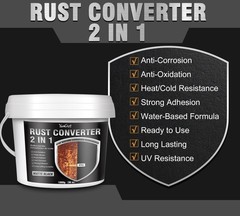 Rust Converter Paint 36oz Black Water-Based Ultra Inhibitor – Anti-Corrosion