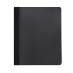 Blue Summit Supplies 25 Black Plastic Report Covers with Prongs, Black 3 Pron…