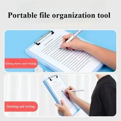 Clipboard with Storage Heavy Duty Clip Boards 8.5X11 with Storage Case Black