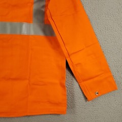 New FR Welding Jacket Small Reflective Stripes Flame Resistant 30″ Weldlite