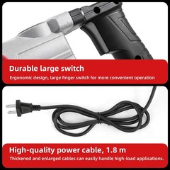 SDS-Plus Rotary Hammer Drill Corded Drills 1-1/4″ 4 Modes Chipping Hammers
