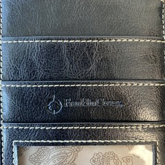 Compact Franklin Covey Planner Black Magnetic Snap 6-Ring & Accessories